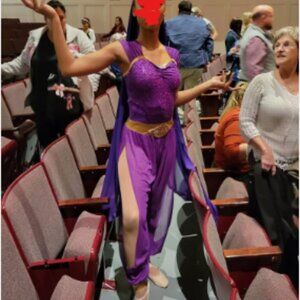 Purple Arabian Ballet Costume